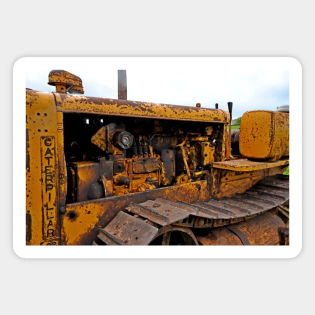 Rusty Caterpillar Bulldozer Magnet by Random Railways